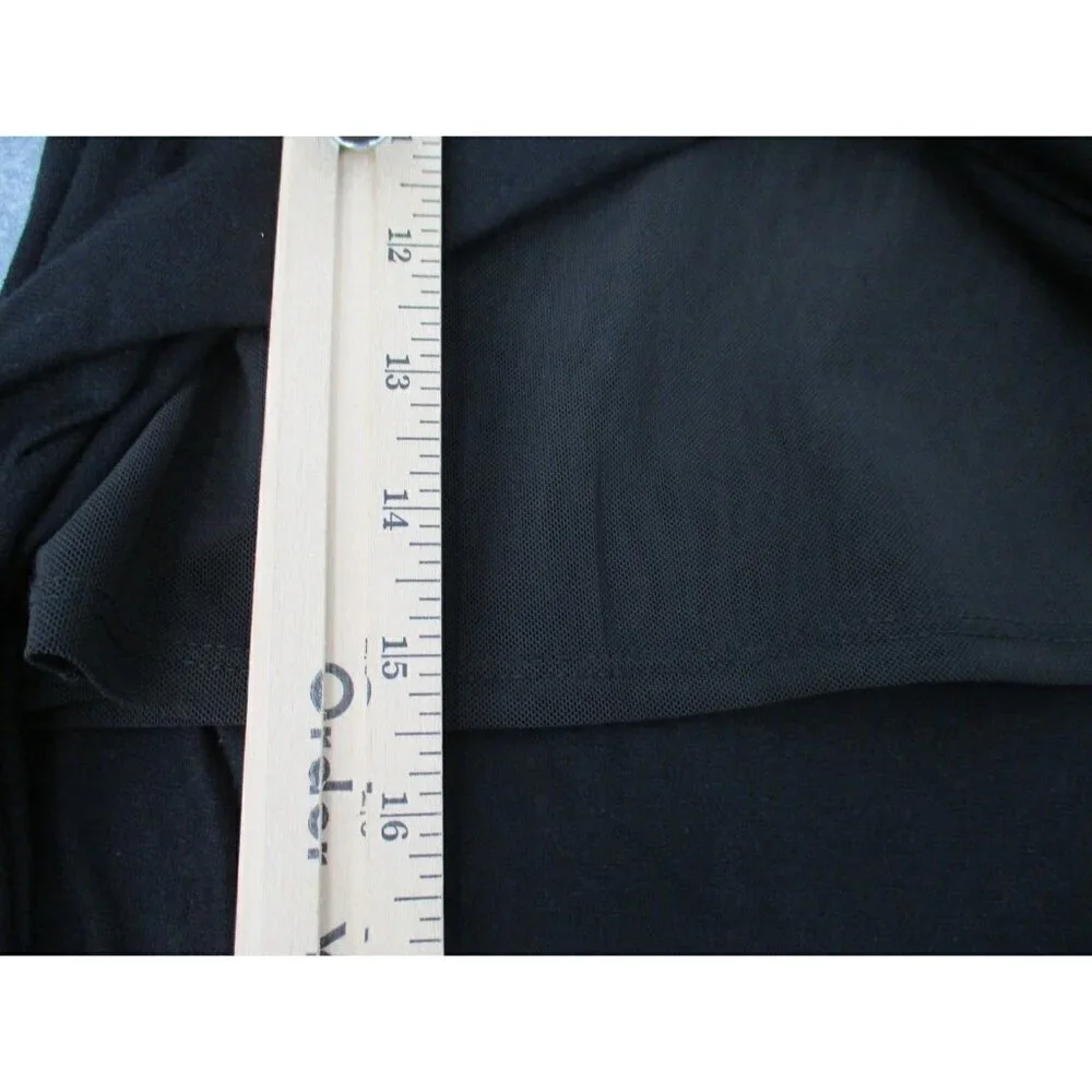 1 State Womens Skirt Small Black Lightweight Stretchy Casual Lyocell Pull On